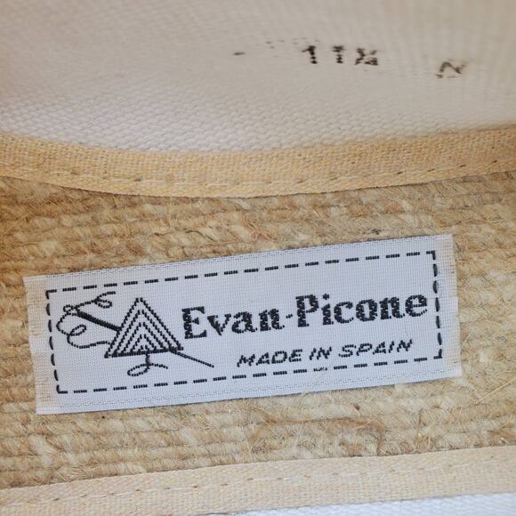 Vintage Evan Picone White Canvas Embroidered Lizard Espadrille Alpargata Flats - Picture 3 of 7